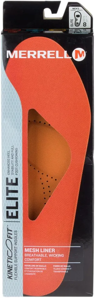 Merrell Shoe Care Men Kinetic Fit Elite Footbed Wide Width Mesh