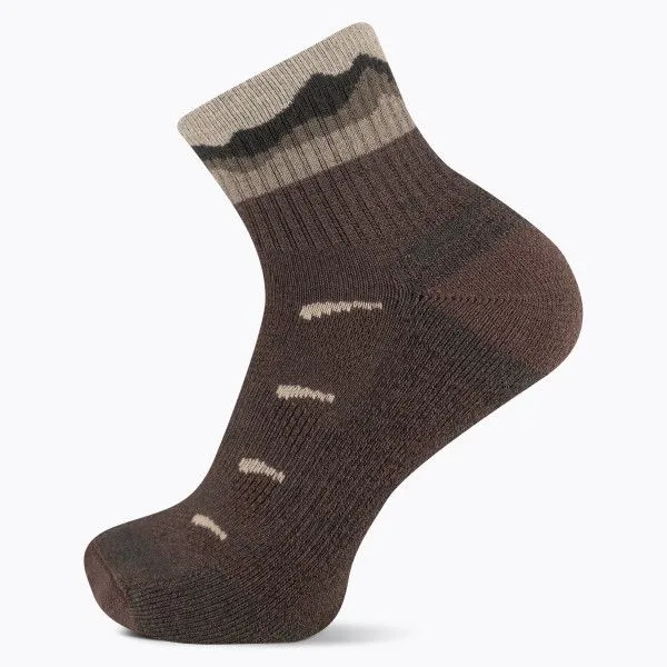 Merrell Socks MenWomen Moab Hiking Quarter Sock Brown Grey