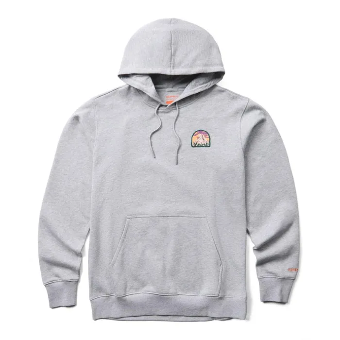 Merrell Tops Men Hike High Fleece Hoody Grey Heather