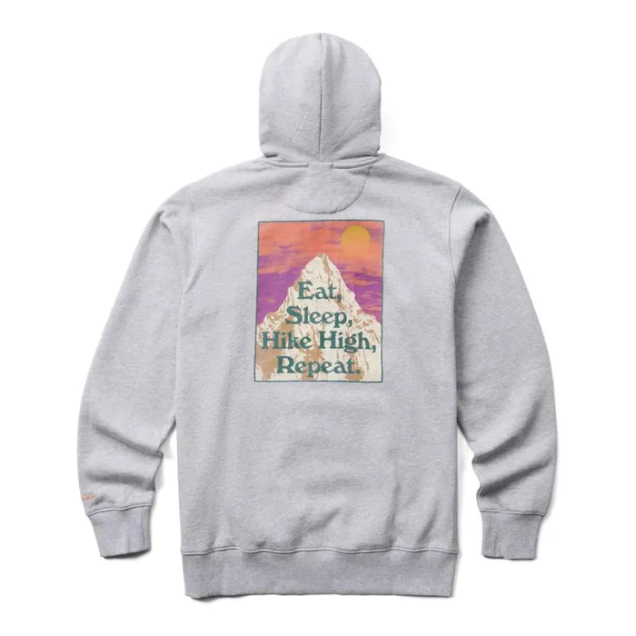 Merrell Tops Men Hike High Fleece Hoody Grey Heather