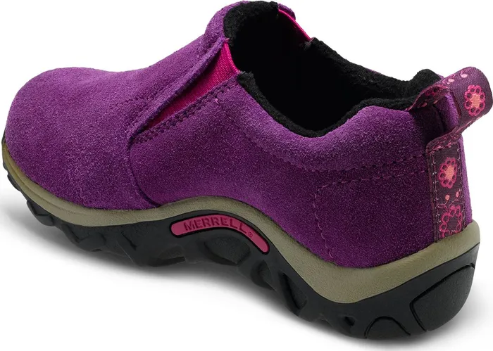 Merrell Wide Widths Kids Big Jungle Moc Frosty Waterproof Winterberry
