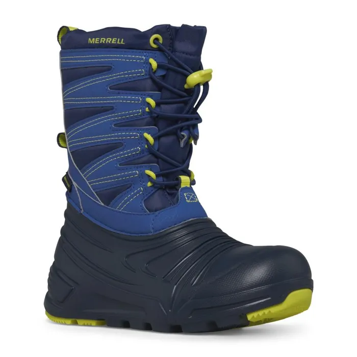 Merrell Winter Boots Kids Big Snow Quest Lite 30 Waterproof Bluegreen