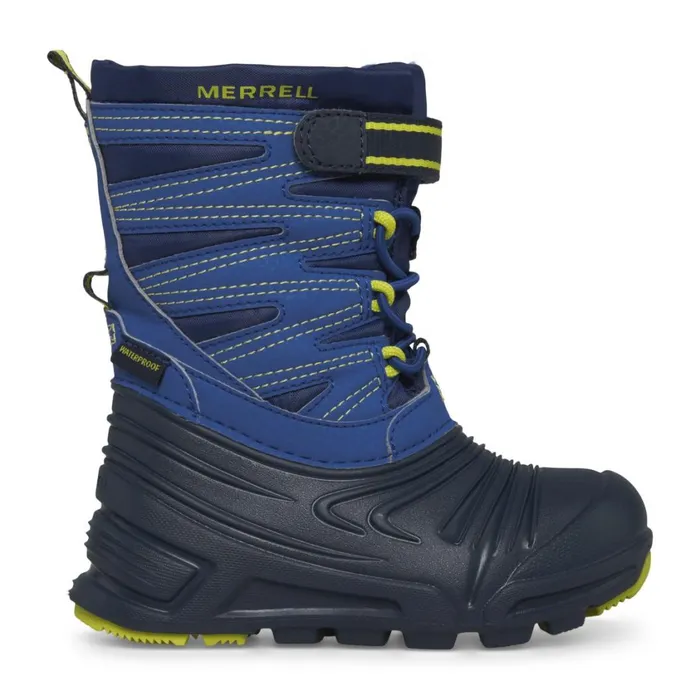 Merrell Winter Boots Kids Little Snow Quest Lite 30 Jr Waterproof Bluegreen