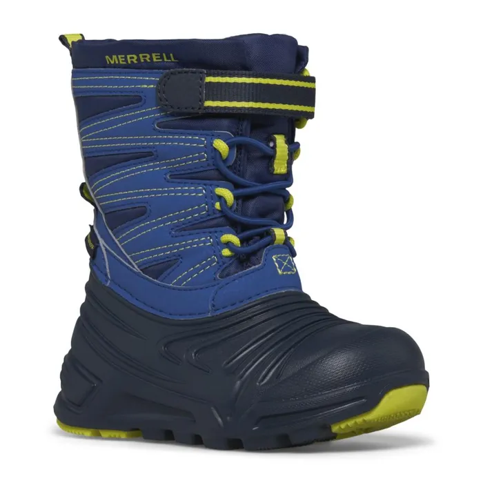 Merrell Winter Boots Kids Little Snow Quest Lite 30 Jr Waterproof Bluegreen