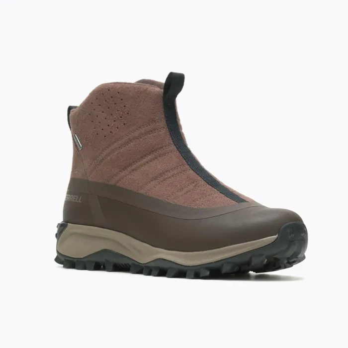 Merrell Winter Boots Men Thermo Snowdrift Zip Mid Shell Earth
