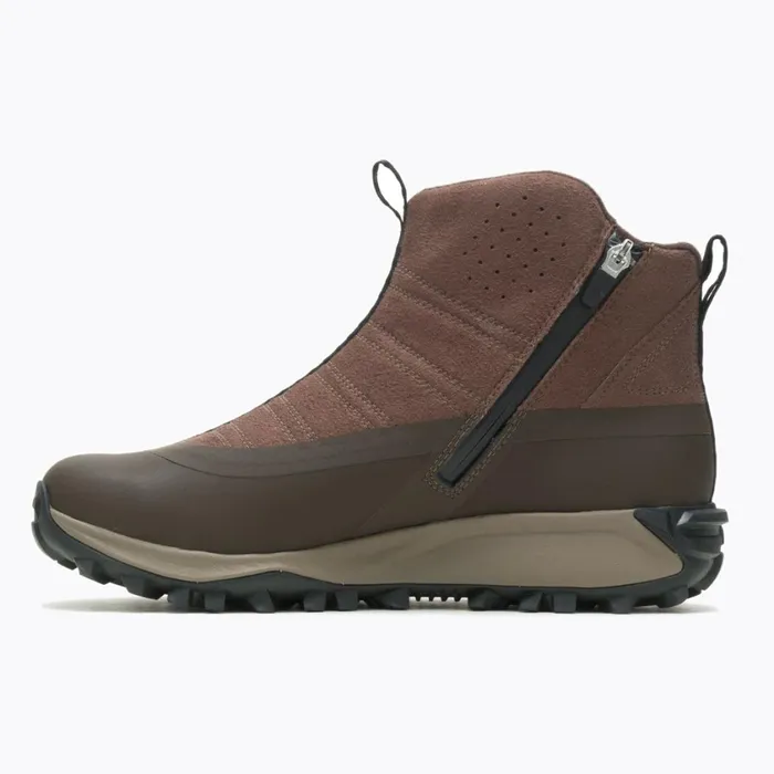 Merrell Winter Boots Men Thermo Snowdrift Zip Mid Shell Earth