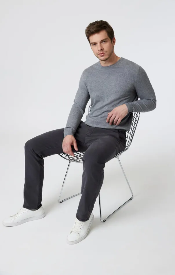 Milton Slim Straight Leg In Ash Luxe Twill Men Mavi Jeans Pants Milton Slim Straight Leg In Ash Luxe Twill Men Mavi Jeans Pants