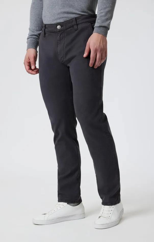 Milton Slim Straight Leg In Ash Luxe Twill Men Mavi Jeans Pants Milton Slim Straight Leg In Ash Luxe Twill Men Mavi Jeans Pants