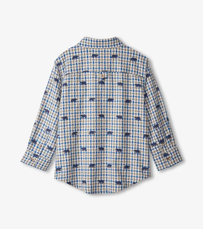 Mini Bears Button Down Shirt Hatley
