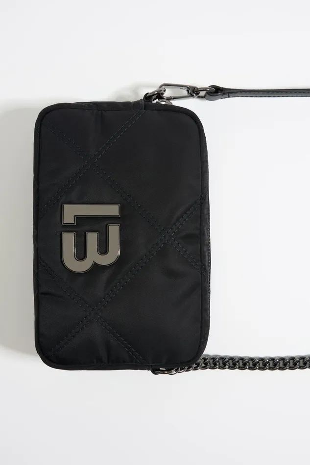 Mini Black Padded Nylon Bag Black Women Bimba Y Lola Crossbody Bags Mini Black Padded Nylon Bag Black Women Bimba Y Lola Crossbody Bags