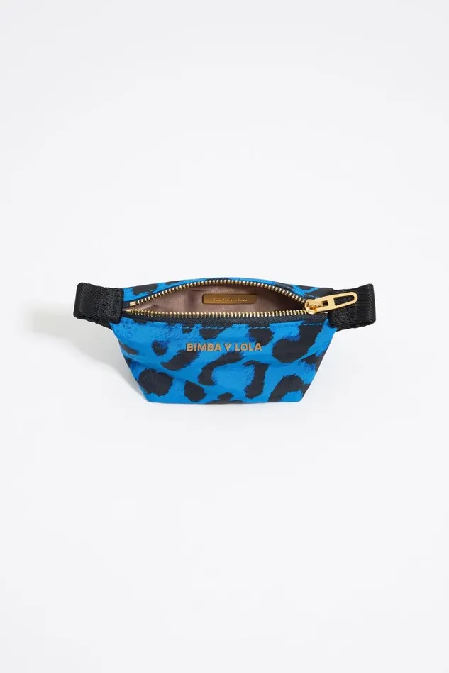 Mini Blue Animal Nylon Trapezium Coin Purse Animal Print Blue Women Bimba Y Lola Wallets And Coin Purses Mini Blue Animal Nylon Trapezium Coin Purse Animal Print Blue Women Bimba Y Lola Wallets And Coin Purses