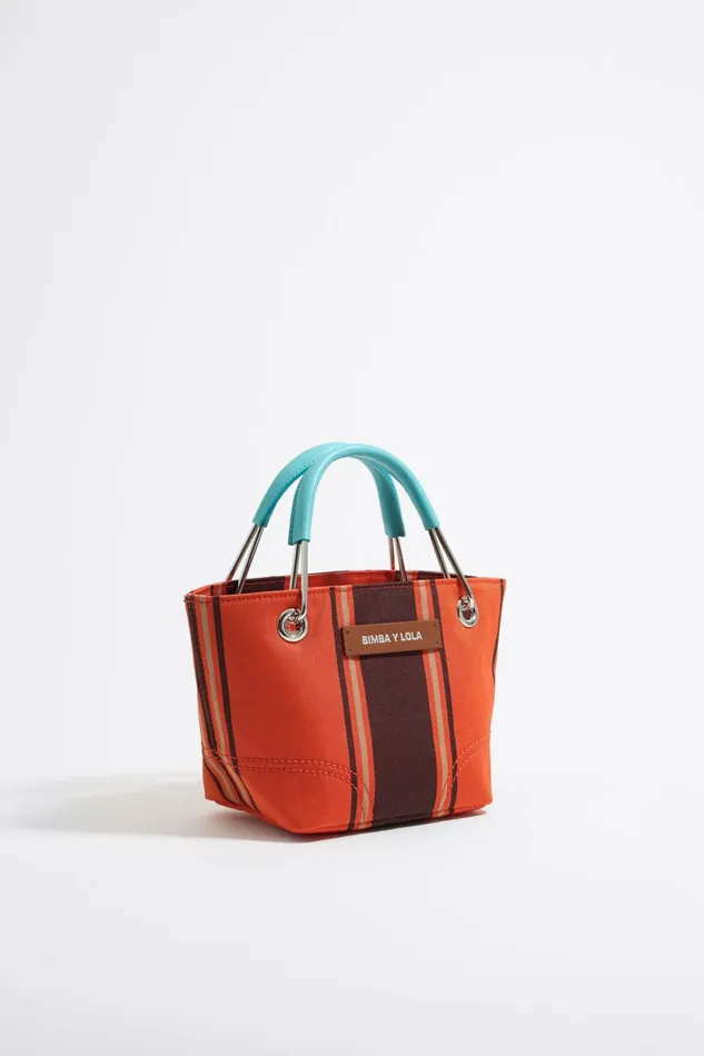 Mini Orange Canopy Handbag Orange Women Bimba Y Lola Shoppers