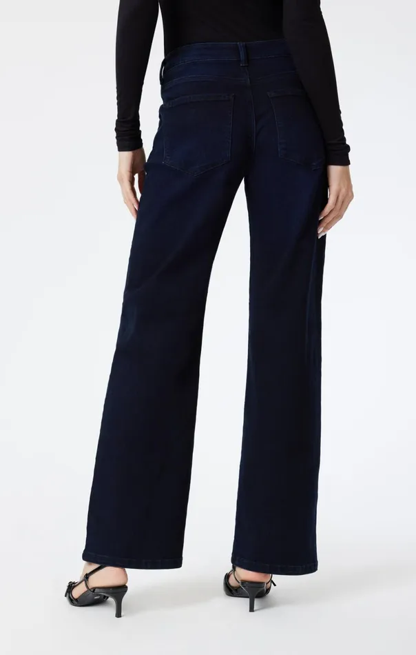 Miracle Wide Leg In Midnight Feather Blue Women Mavi Jeans Denim