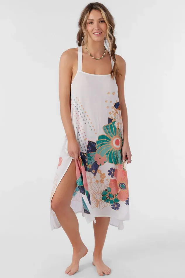 MIRANDA JADIA FLORAL MIDI COVERUP DRESS Women O039NEILL Sale