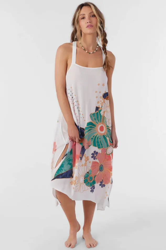 MIRANDA JADIA FLORAL MIDI COVERUP DRESS Women O039NEILL Sale
