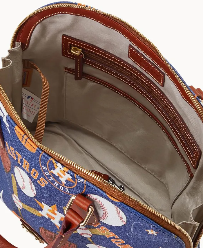 MLB Astros Zip Zip Satchel Astros Woman Dooney and Bourke Satchels MLB Astros Zip Zip Satchel Astros Woman Dooney and Bourke Satchels