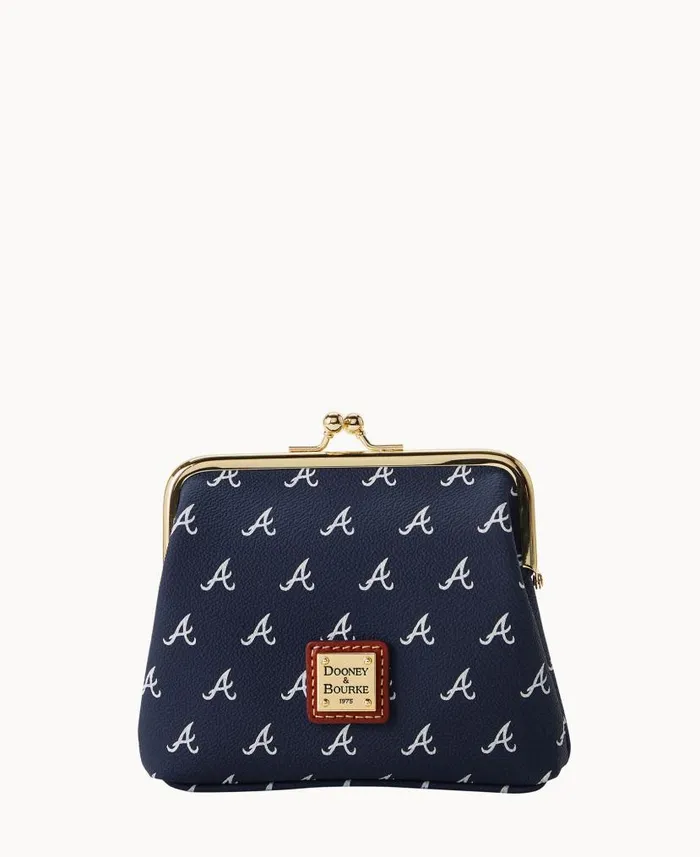 MLB Braves Large Framed Purse Braves ManWoman Dooney and Bourke Wallets