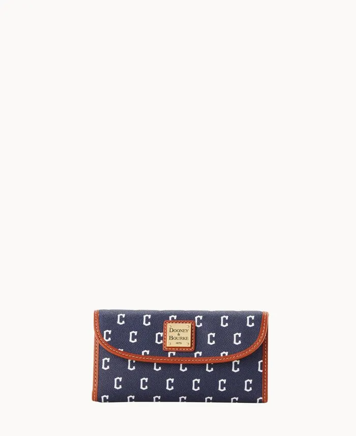 MLB Guardians Continental Clutch Guardians ManWoman Dooney and Bourke Wallets MLB Guardians Continental Clutch Guardians ManWoman Dooney and Bourke Wallets