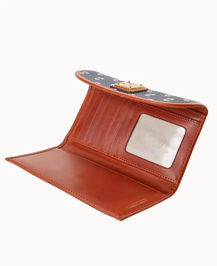 MLB Guardians Continental Clutch Guardians ManWoman Dooney and Bourke Wallets MLB Guardians Continental Clutch Guardians ManWoman Dooney and Bourke Wallets