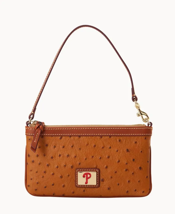 MLB Phillies Large Slim Wristlet Phillies ManWoman Dooney and Bourke Wallets