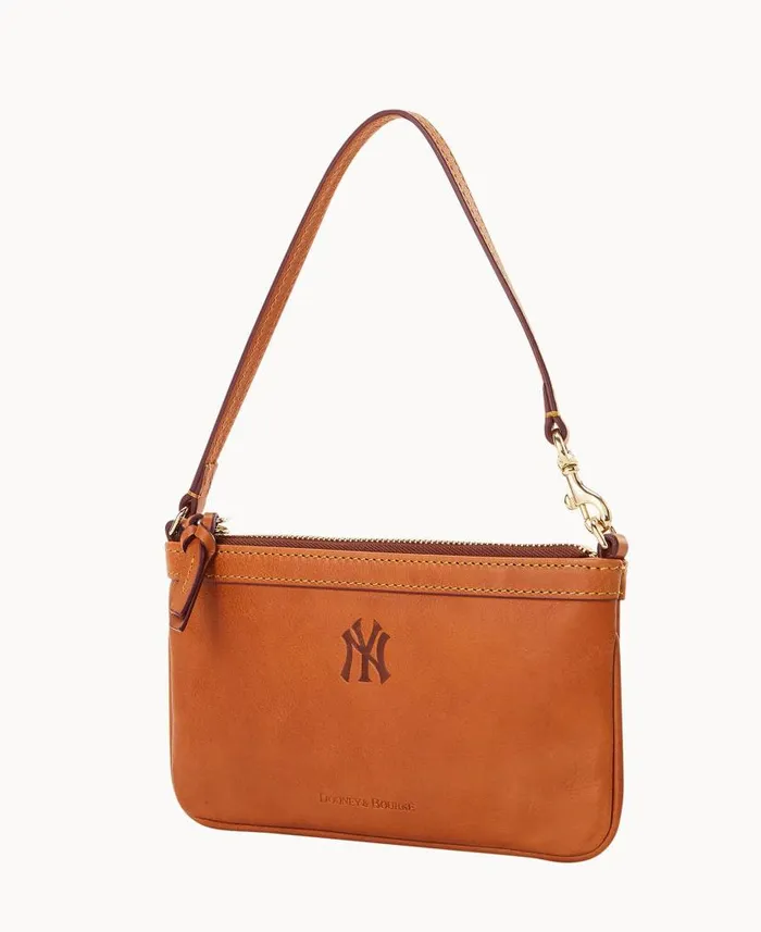 MLB Yankees Large Slim Wristlet Yankees ManWoman Dooney and Bourke Wallets