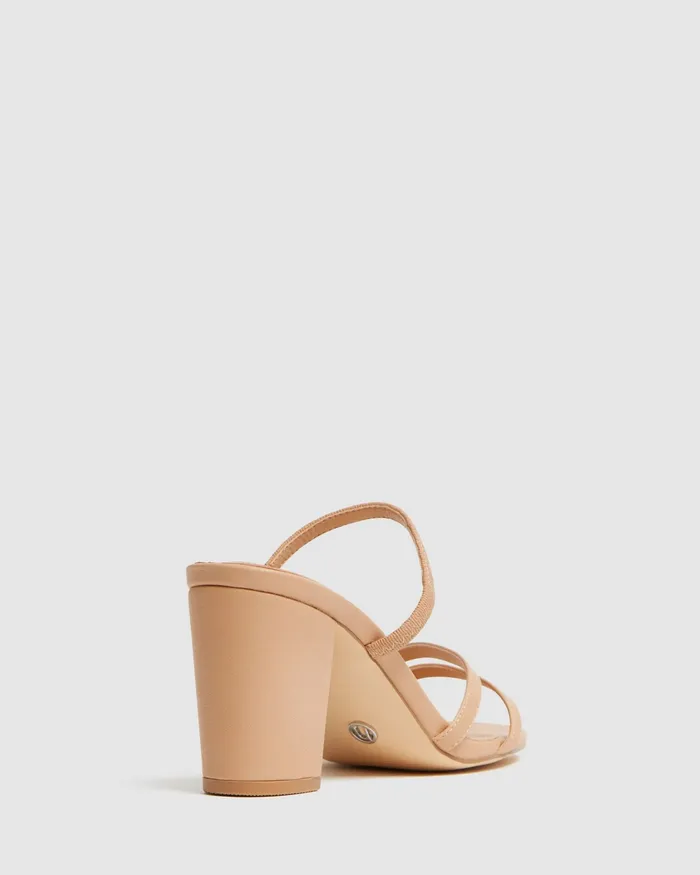 Mules NOVO Shoes Women MONDAY Buff Block Heels Mules NOVO Shoes Women MONDAY Buff Block Heels