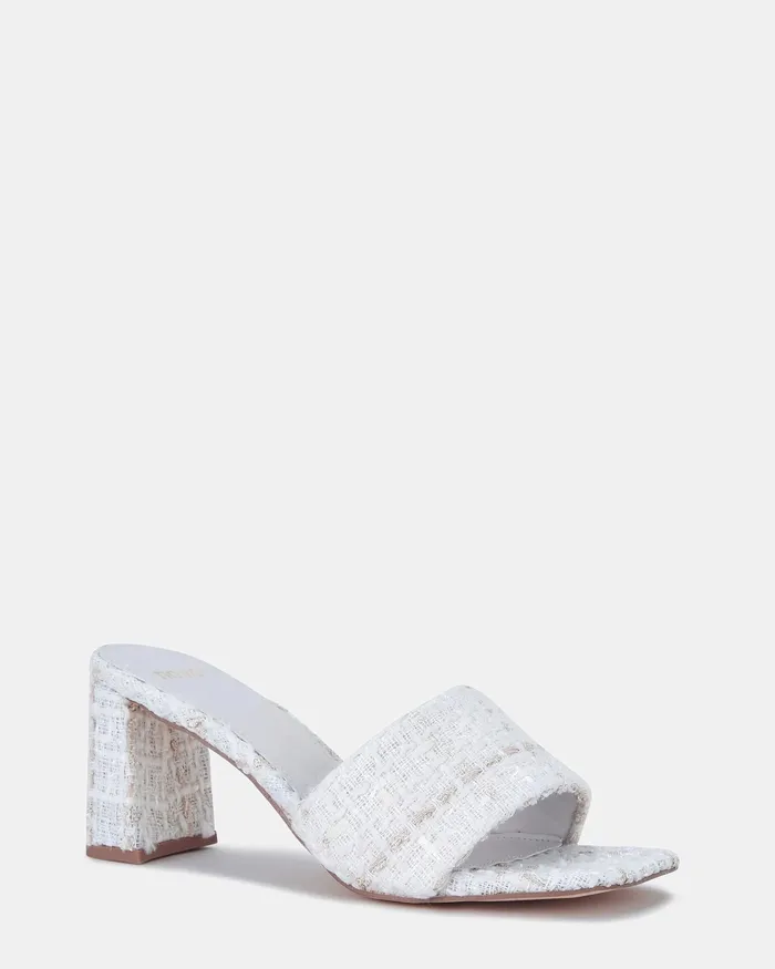 Mules UNIQUA CREAM TWEED NOVO Shoes Women