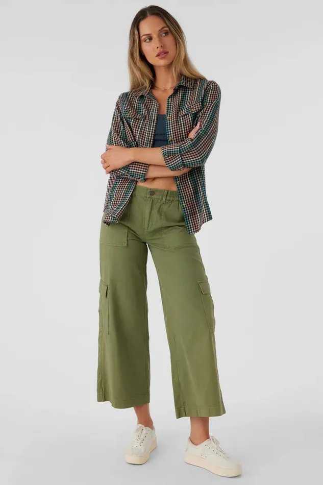 NASH FLANNEL STANDARD FIT SHIRT Canyon Sunset Women O039NEILL Clothing