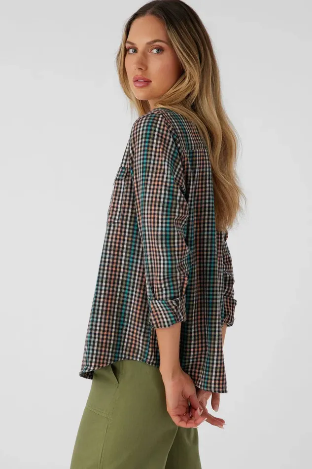 NASH FLANNEL STANDARD FIT SHIRT Canyon Sunset Women O039NEILL Clothing