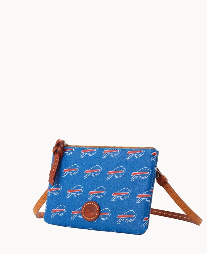 NFL Bills Top Zip Crossbody Bills Woman Dooney and Bourke Crossbodies NFL Bills Top Zip Crossbody Bills Woman Dooney and Bourke Crossbodies