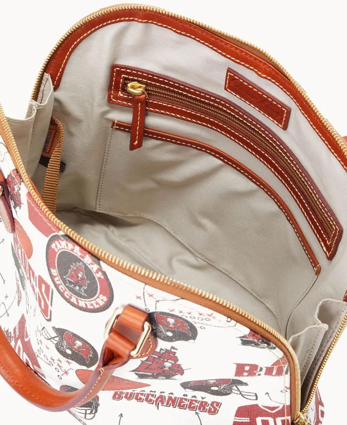 NFL Buccaneers Zip Zip Satchel Buccaneers Woman Dooney and Bourke Satchels NFL Buccaneers Zip Zip Satchel Buccaneers Woman Dooney and Bourke Satchels