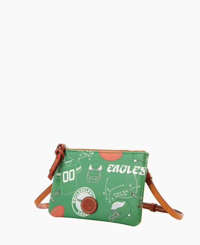 NFL Eagles Top Zip Crossbody Eagles Woman Dooney and Bourke Crossbodies NFL Eagles Top Zip Crossbody Eagles Woman Dooney and Bourke Crossbodies