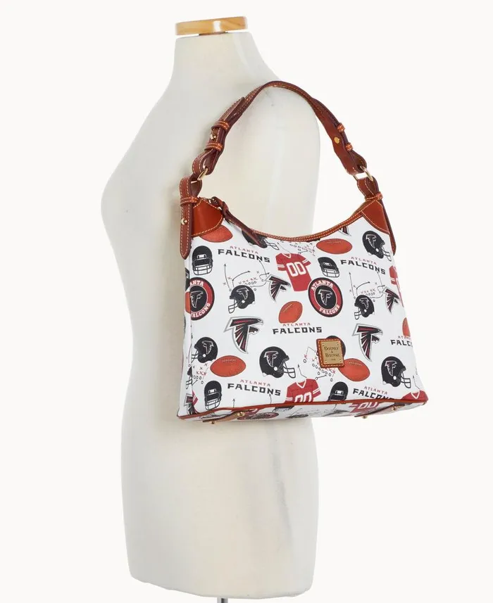 NFL Falcons Hobo Falcons Woman Dooney and Bourke Shoulder Bags NFL Falcons Hobo Falcons Woman Dooney and Bourke Shoulder Bags
