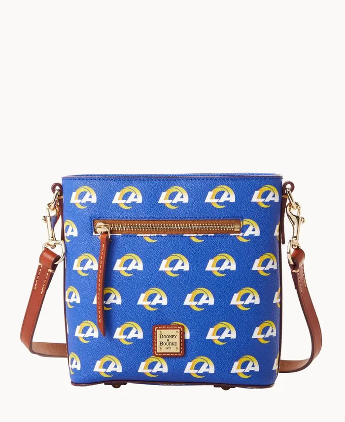 NFL Rams Small Zip Crossbody Rams Woman Dooney and Bourke Crossbodies