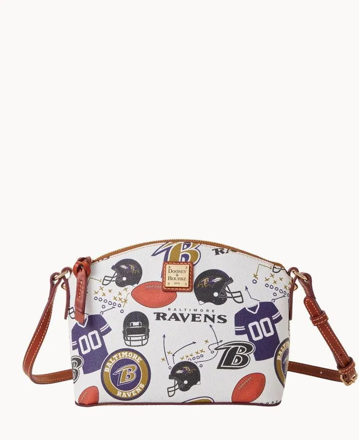NFL Ravens Suki Crossbody Ravens Woman Dooney and Bourke Crossbodies
