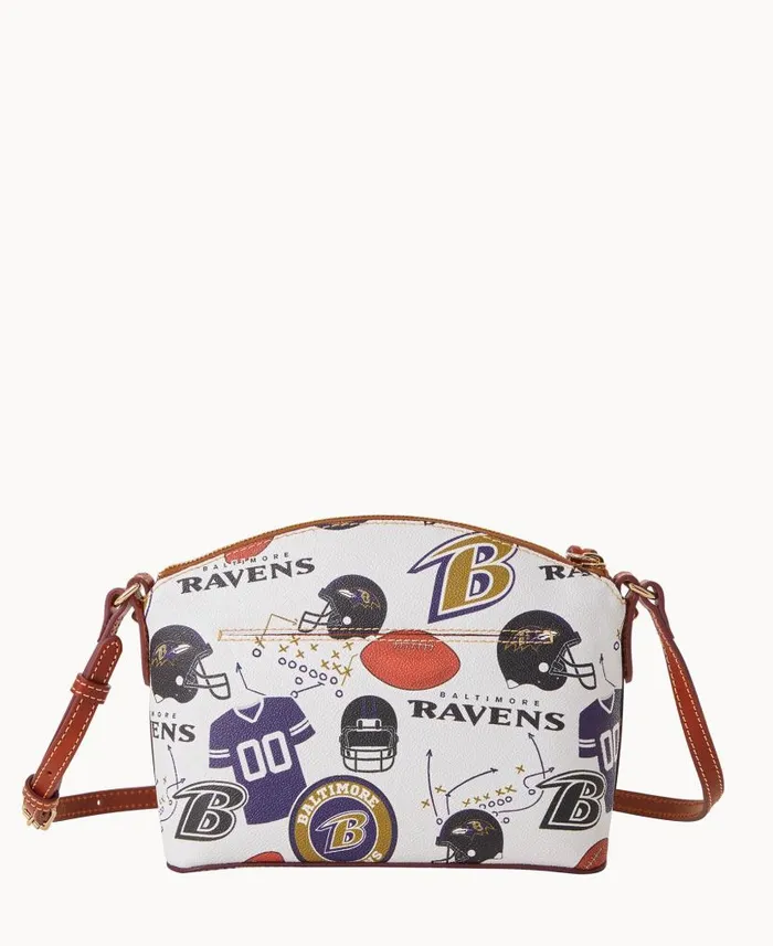 NFL Ravens Suki Crossbody Ravens Woman Dooney and Bourke Crossbodies NFL Ravens Suki Crossbody Ravens Woman Dooney and Bourke Crossbodies