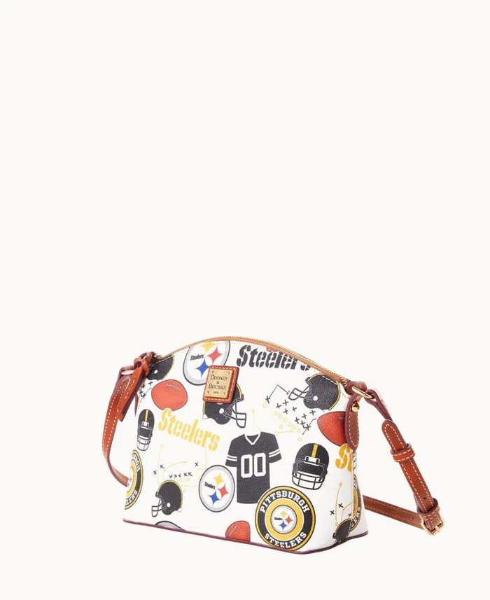 NFL Steelers Suki Crossbody Steelers Woman Dooney and Bourke Crossbodies