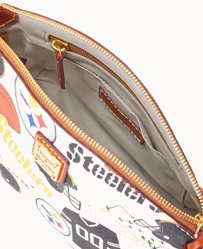 NFL Steelers Suki Crossbody Steelers Woman Dooney and Bourke Crossbodies