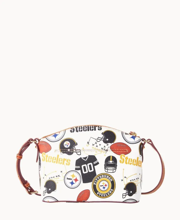 NFL Steelers Suki Crossbody Steelers Woman Dooney and Bourke Crossbodies