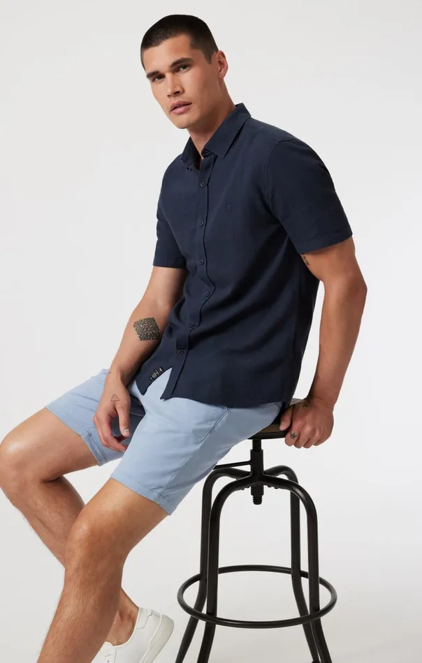 Noah Shorts In Mountain Spring Luxe Twill Men Mavi Jeans Shorts