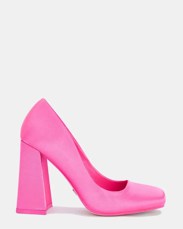 NOVO Shoes Block Heels Women ZANTHIA Magenta