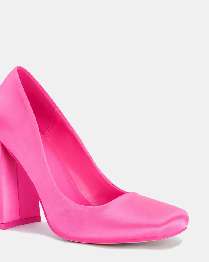 NOVO Shoes Block Heels Women ZANTHIA Magenta