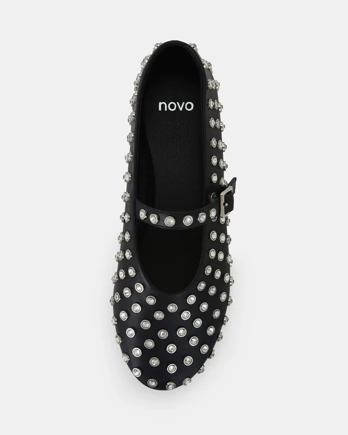 NOVO Shoes CONDITION BLACK Ballet Flats Women Ballet Flats