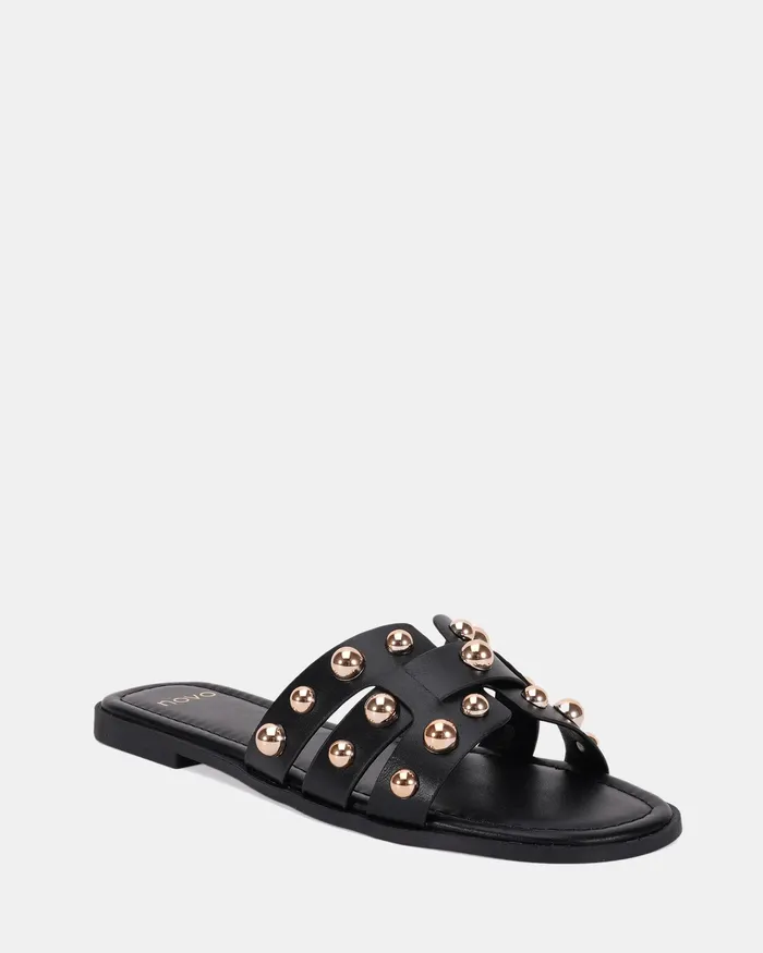 NOVO Shoes Flat Sandals Women SULLIVAN BLACK