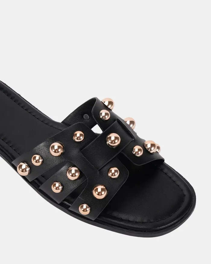 NOVO Shoes Flat Sandals Women SULLIVAN BLACK