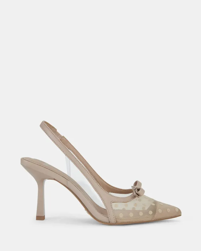 NOVO Shoes INTARA NUDE Closed Toe Heels Women Stilettos
