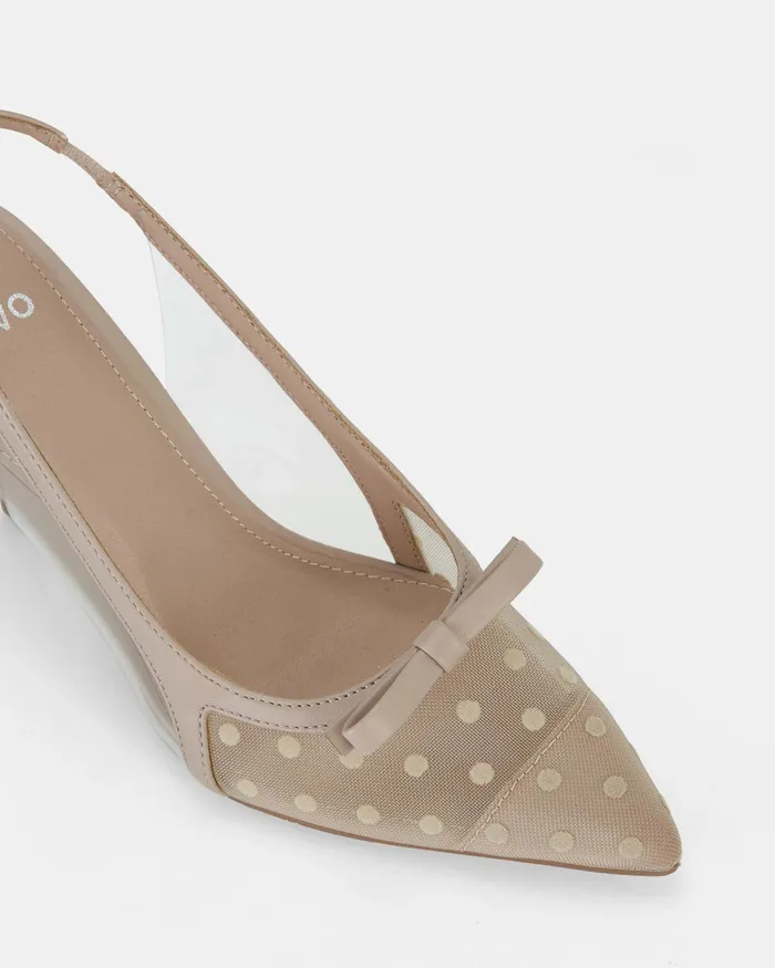 NOVO Shoes INTARA NUDE Closed Toe Heels Women Stilettos