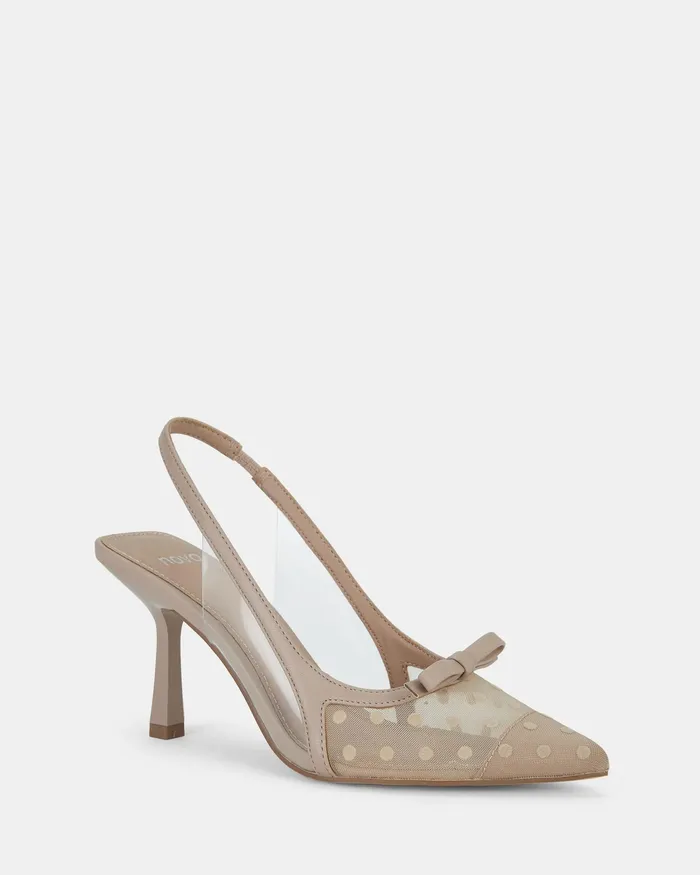 NOVO Shoes INTARA NUDE Closed Toe Heels Women Stilettos