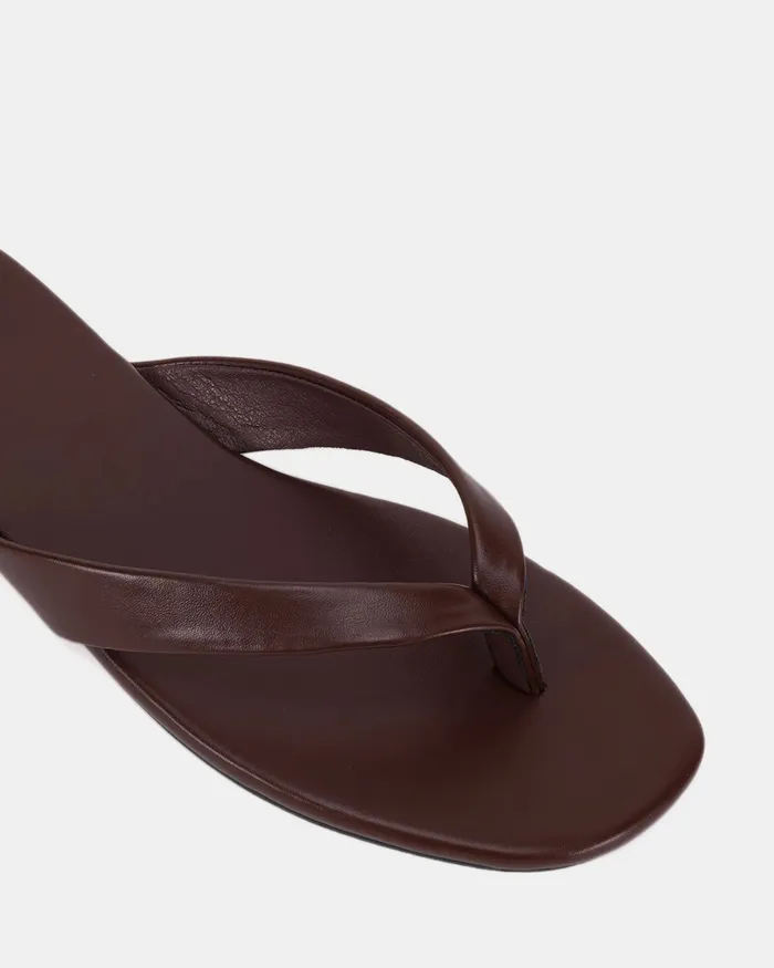 NOVO Shoes STASIA MILK CHOCOLATE Women Flat Sandals