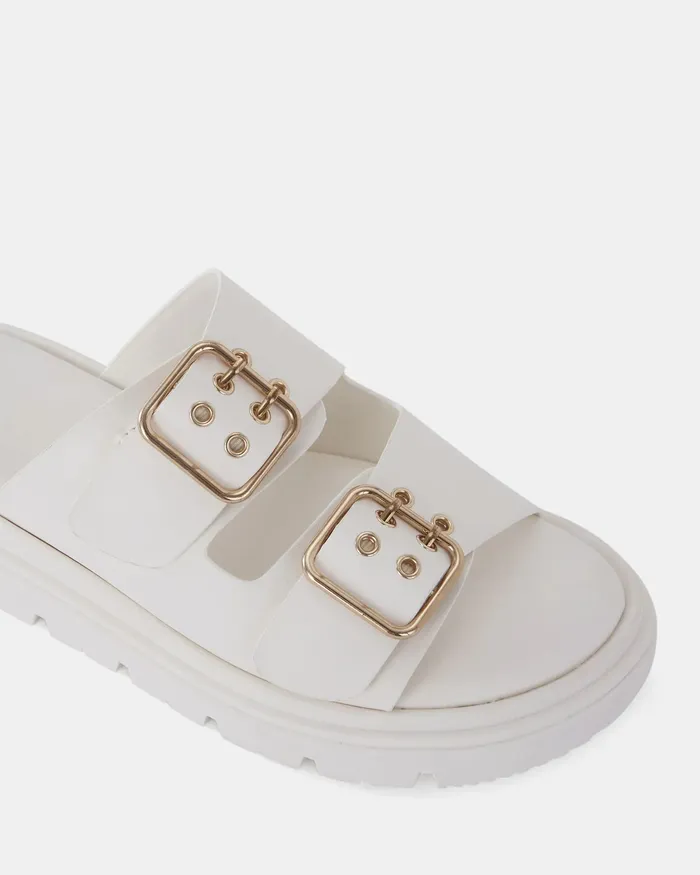 NOVO Shoes STELLAN WHITE Sandals Women Slides